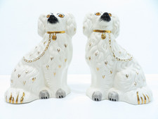 Pair Of Beswick China Wally Dogs - Fireplace - Mantle Figures - 1378-3