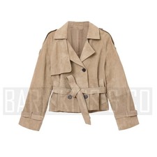 Women beige suede leather - women,