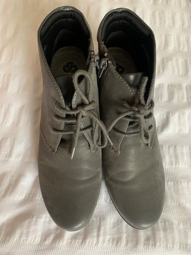 Clarks grey ladies - clarks, boots
