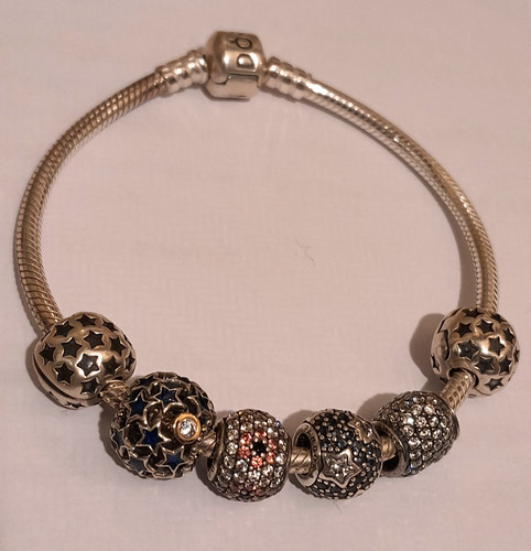 Pandora charm bracelet with - with, 4