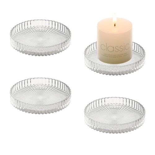Pcs in glass candle - 4,