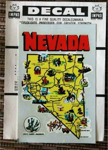 Original vintage nevada state - original,