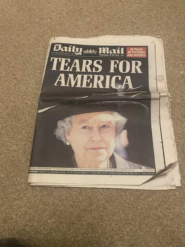Daily mail newspaper - 9/11,