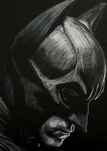 Original batman art pencil - pencil, &