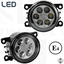 Front LED Fog Light Kit PAIR for Land Rover Freelander 2 Bumper Spot Lamp LR2