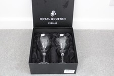 ROYAL DOULTON CRYSTAL GOBLETS