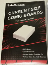 100 x CURRENT SIZE COMIC BOOK ( BACKING BOARDS ) SAFE GRADES STORAGE