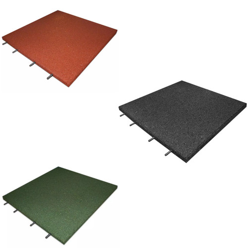 Rubber playground tiles mats - rubber,