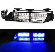 LED Strobe Light Bar Car Truck Flashing Warning Hazard Beacon 12V 24V