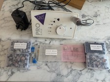 Th Gel Bottle Electric Nail File With Drill Bits And Sanding Bands