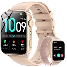 Smart watch Women AI voice assistant Heart rate/ Pedometer Record Smartwatch UK