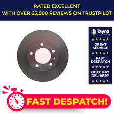 2x Brake Discs Pair Solid fits