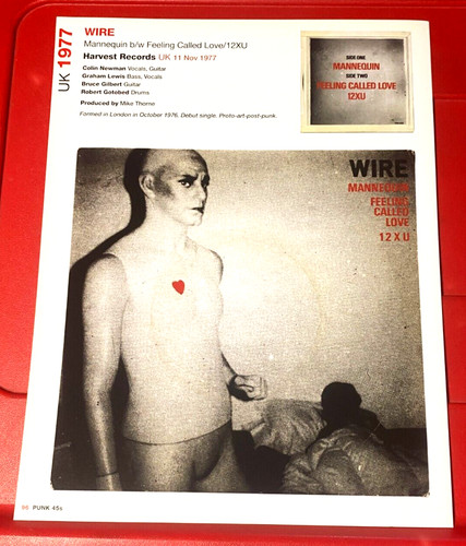 Wire mannequin record cover - wire,