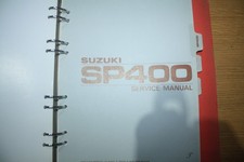 SUZUKI SP400 SERVICE MANUAL