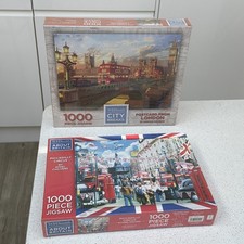 2 x WHSMITH 1000 Piece Jigsaw