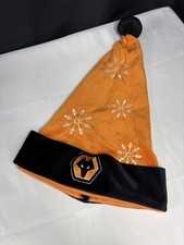 Wolverhampton Wanderers FC Christmas Santa Hat WWFC XMAS Gift Football Club