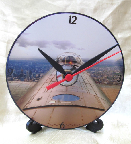 Lancaster bomber plane clock - bomber,
