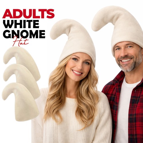 White gnome hat papa - white,
