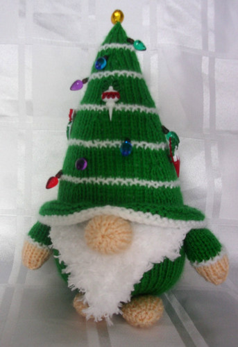 Hand knitted gonk - hand, soft