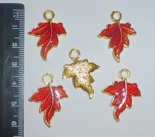 Gold plated colourful - plated, enamel