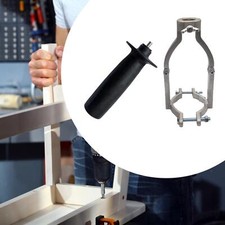 Square Hole Drill Bit Adapter with Handle for Bench Drill Mortise Machine