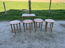 A Set of Danish Style Vintage Nest of Tables / Retro Nest Of Tables