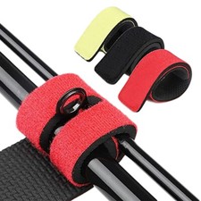 6Pcs Fishing Rod Casting Spinning Fastener Holder Wrap Elastic Belt Tie Straps