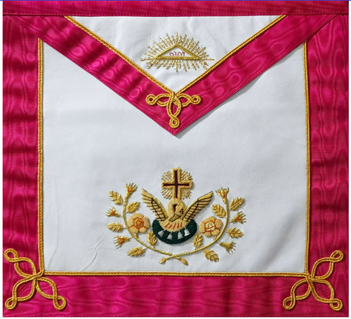Masonic regalia rose - rose, croix