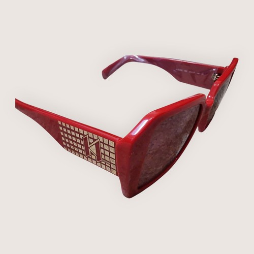 Karl lagerfeld red sunglasses - karl,