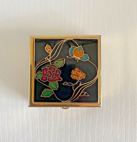 Vintage enamelled gold - vintage,