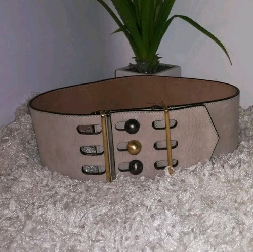 Fendi beige belt with - with, yellow