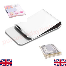Premium Stainless Steel Money Clip Slim Wallet Card Cash Holder for Men Gift