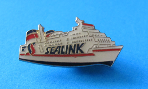 Vintage sealink ferries pin - sealink,