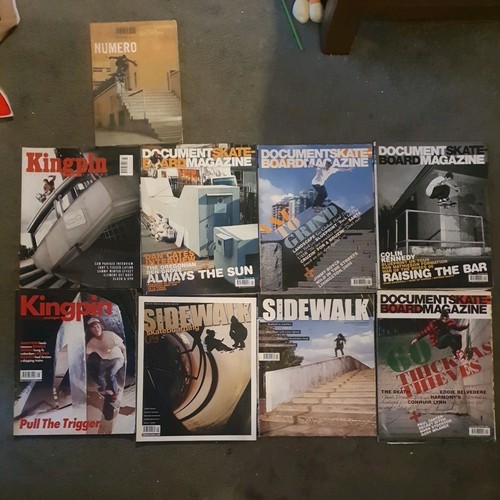 Skateboard magazine bundle - 9x,
