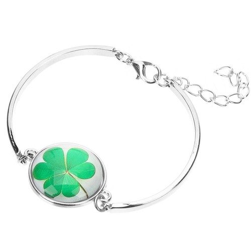Pcs leaf bracelet shamrock - pcs,