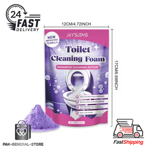 Fizzclean toilet foam cleaner - fizzclean,
