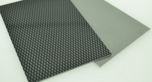 Abs sheet carbon fibre - carbon, effect