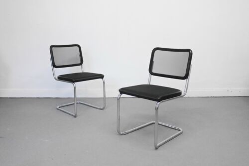 Thonet s32 black chrome - n,