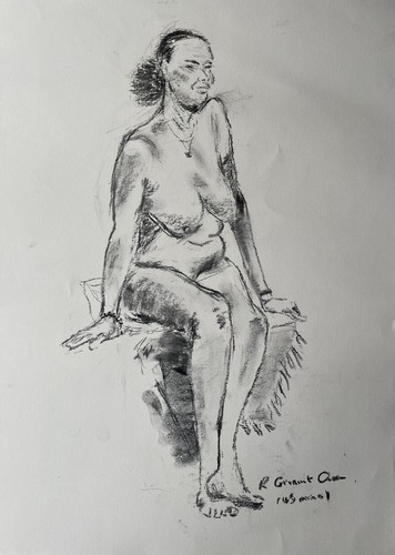 Original art portrait study - art,