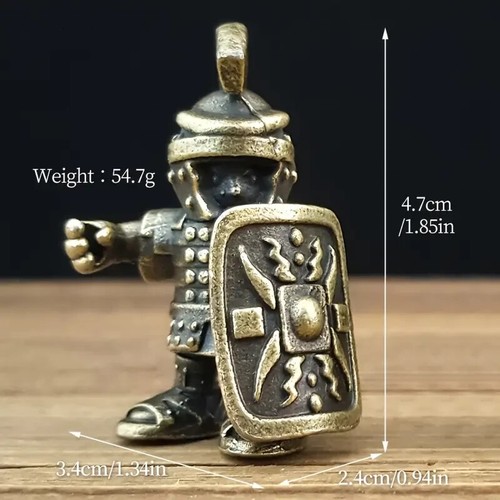Brass roman soldier army - x,