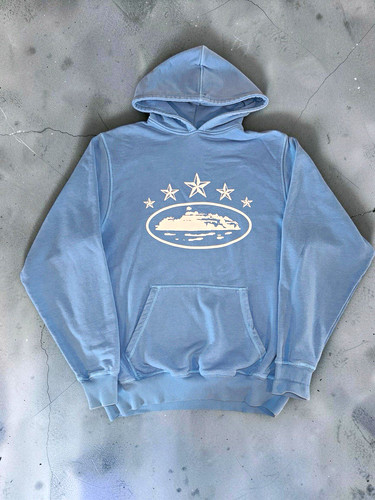 Corteiz blue graphic print - corteiz,