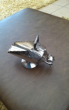 Antique Vintage Silver Plated Sugar Scuttle & Scoop - Victorian Engraved - EPBM