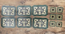 Cloverleaf  V&A Museum Paradise Placemats X6 Coasters X6 Boxed Cottagecore UK 
