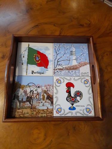 Vintage portugal tiled wooden - tiled,