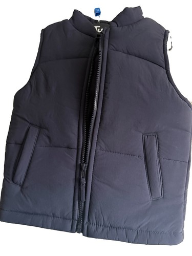 Child navy sleeveless jacket - navy,