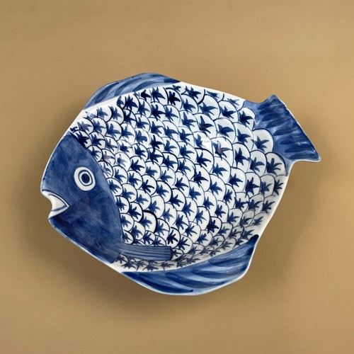 Blue white parlane ceramic - white,