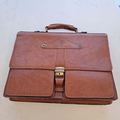 Smith wesson brown leather - smith, &