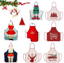 Christmas Apron Santa Reindeer
