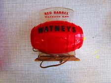 Vintage Watneys Beer Keg,light Uo Bar Back Sign,super,rare.