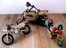 Motorcycle 3 x  mini Models in   Metal and wire Handmade Motorbike  Amazing  Art